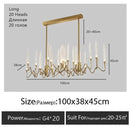 Axyaa LED Crystal Chandelier: Modern Luxury Tree Branch Design for Home Decor