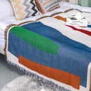 Axyaa Jacquard Multi-Functional Sofa Blanket: Camping, Picnic, Moisture-Proof Mats