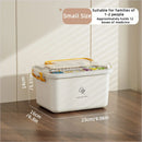 Axyaa Portable Medicine Organizer Box with Dividers - Household First Aid Kit