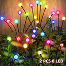 Axyaa Solar Glowworm Lights: Dual-Color LEDs, Waterproof for Lawn, Pathway, Patio