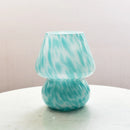 Glass Mushroom Table Lamp Cream: Axyaa Branded Bedroom Decoration Lamp