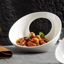 Axyaa Special-shaped Ceramic Dessert Plate with Artistic Conception