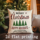 Axyaa Festive Holiday Pillow Covers for Sofa Bedroom Car