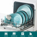 Axyaa 24/48 Piece Blue Spiral Dinnerware Set with Dinner Plate, Dessert, Soup, Bowl