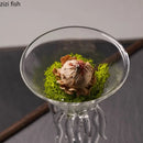Axya Glass Urchin Dim Sum Bowl Set - Restaurant Quality Seafood-Themed Tableware
