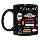 Axyaa Black Coffee Mug Set: Perfect Surprise Gift for Old Friends