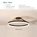 Axyaa Nordic LED Ring Chandelier Light for Bedroom and Living Room