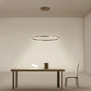 Axyaa Nordic Minimalist LED Pendant Light, Adjustable Intensity Circular Design