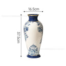 Axyaa Blue White Porcelain Vases Flower Arrangements Home Decor Ornaments