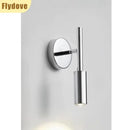 Axyaa Chrome Plated Adjustable Headboard Reading Light