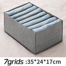 Axyaa Denim Storage Box Drawer Organizer System for Closet Clothing Cabinet