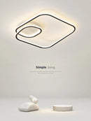 Axyaa Square LED Ceiling Lamp Dimmable Bedroom Living Room Lights