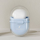 Axyaa Soap Box: Portable Leak Proof Travel Case with Lid for Bathrooms