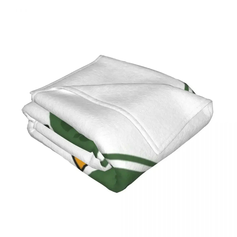 Axyaa Warriors Badge Throw Blanket: Personalized, Cute Plaid Design, Heavy Sofas Blankets