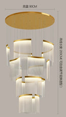 Axyaa Modern Chandelier Pendant Light for Living Room Staircase Lighting