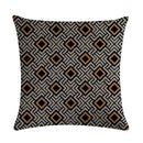 Axyaa Geometric Linen Pillowcase for Stylish Home Decor