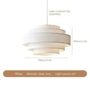 Axyaa Cloth Chandelier Pendant Lamp Ceiling Hanging Light by Wabi Sabi