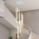 Axyaa Dimmable LED Pendant Lights Aluminium Rectangle Suspend Lamp