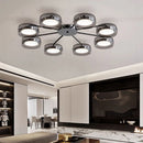 Axyaa Modern LED Chandeliers for Home Living and Dining Rooms