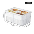 Axyaa Fridge Organizer Food Storage Containers Fresh Fruit Baskets Refrigerator Kitchen Organizer
