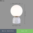 Axyaa Marble Glass Table Lamp - Nordic Modern Green Living Room Bedroom Study Lamp