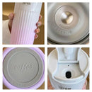 Axyaa Stainless Steel Thermal Coffee Thermos Flask - Leakproof, Insulated, Portable, 400/500ML