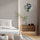 Axyaa LED Round Stone Wall Lamp for Bedroom Interior Lighting