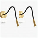 Axyaa Modern Copper Wall Lamp LED for Bedroom Study, Bedside Reading Light