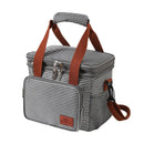 Axyaa Insulated Lunch Bag: Double Layer Oxford Cloth Aluminum Foil Portable Cooler