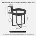 Axyaa Desktop Cup Holder with Hook for Easy Teacup Organization
