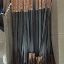Axya BBQ Skewers Set - 10pcs Long Wooden Handle Kebab Sticks BBQ Grills Barbecue Tools