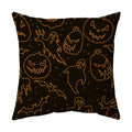 Axyaa Halloween Dark Pumpkin Print Pillowcase Home Cushion Cover - 2023 Collection