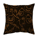 Axyaa Halloween Dark Pumpkin Print Pillowcase Home Cushion Cover - 2023 Collection