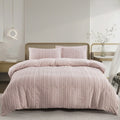 Axyaa Tufted Geometric Duvet Cover Set with Pillowcases - Lightweight Boho Bedding