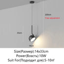 Axyaa Modern LED Bedside Pendant Light for Bedroom Living Room Decor