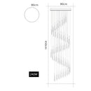 Axyaa Nordic Chandeliers Dining Room Pendant Lights Ceiling Hanging Lamps Indoor Lighting