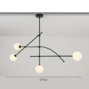 Axyaa's Minimalist Line Chandelier with Creative G9 Light Source