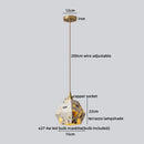 Axyaa Terrazzo LED Pendant Lights: Japanese Style for Corridor Bedroom Living Room