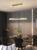 Axya Spiral Pendant Chandelier - Luxury LED Lighting for Dining Room