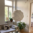 Axyaa Silk Ball Pendant Light: Elegant Illumination for Home and Shop Decor