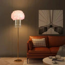 Axyaa Feather Floor Lamp - Nordic Minimalist Luxury Light for Bedroom Living Room