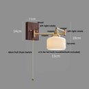 Axyaa Copper LED Wall Lights Modern Nordic Stair Light Fixtures