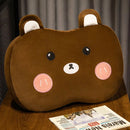 Axyaa Cartoon Nap Pillow - Soft Belly Pillow for Students, Male and Female.