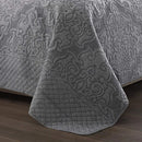 Axyaa King Quilt Set - Microfiber Lightweight Bedspread with Shams