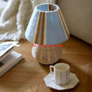 Axyaa Hand Woven Colorful Floor Lamp, Rattan Weave, Ancient Style, Light Source Included
