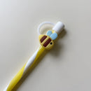Axyaa Heart Silicone Straw Covers: Cute Kawaii Tumbler Accessories for 7-8mm Straws
