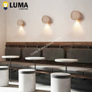 Axyaa Yellow Travertine Wall Light, Natural Stone LED Sconce for Bedroom, Aisle, Restaurant