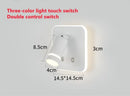 Axyaa LED USB Wall Spotlight for Bedroom Reading and Decor Lighting