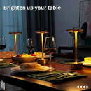 Axyaa Wireless Dimmable Retro Table Lamp - Rechargeable Touch Desk Lamp