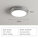 Axyaa Modern Minimalist Round LED Ceiling Lights in Black